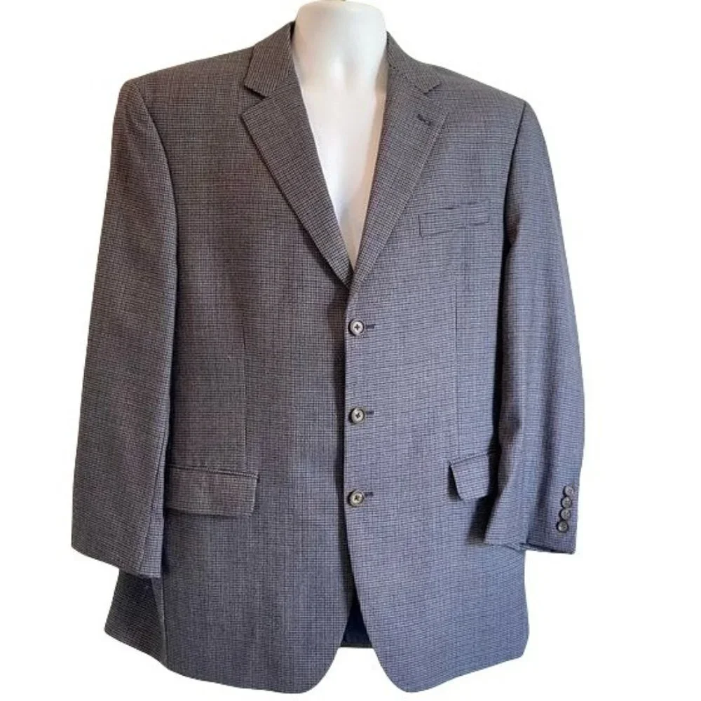 Ralph Lauren 3 Button Sport Coat Jacket Blazer Size 44 L